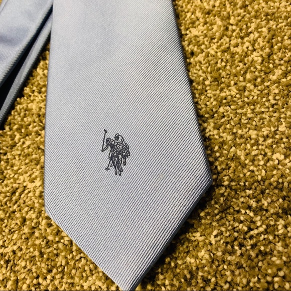 ⭐️ U.S. POLO ASSN Silk Blue Tie - Picture 2 of 5